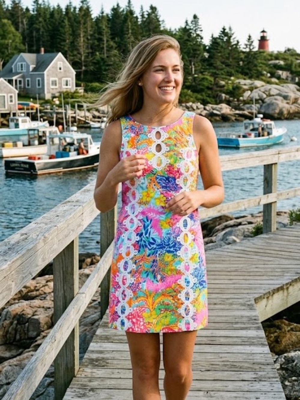 Colorful Lilly Pulitzer Shift Dress